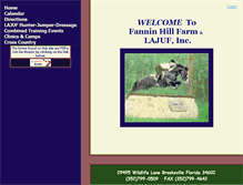 Tablet Screenshot of fanninhillfarm.com